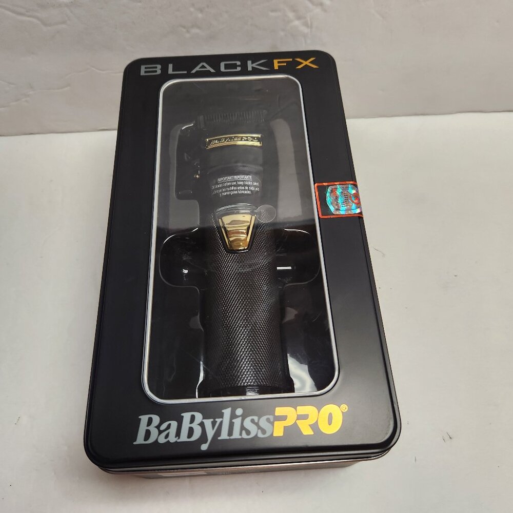 Babyliss Pro Black FX adjustable cordless clipper NIB NEW FX870BN